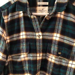 Plaid Flannel  Button up Shirt